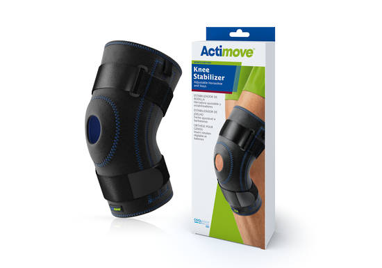 Actimove Knee Horseshoe with Stay Extra Small Black image 0